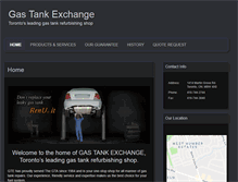 Tablet Screenshot of gastankexchange.com